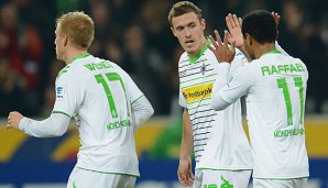 Max Kruse (m.) hat mit seinen Fohlen gegen Freiburg den fünften Heimsieg in Folge gefeiert