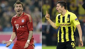 Trotz Mandzukic: Franz Beckenbauer würde einen Transfer von Lewandowski (r.) begrüßen