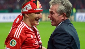 Hält große Stücke auf Bastian Schweinsteiger: Jupp Heynckes (r.)