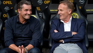 Wolen die Zusammenarbeit fortsetzen: Michael Zorc und Hans-Joachim Watzke