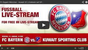 Der LIVE-STREAM - über SPOX.com auf für Mobile