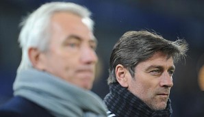 Bert van Marwijk und Oliver Kreuzer sind auf der Suche nach Lösungen