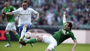 Tobias Weis (l.) spielte zuletzt nur für die zweite Mannschaft von Hoffenheim