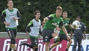 Tom Trybull (r.) kam bei Werder zuletzt nur noch im Training zum Zug