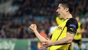 Hat wieder Grund zum Jubeln: Die Anzeige gegen Robert Lewandowski wurde zurückgezogen