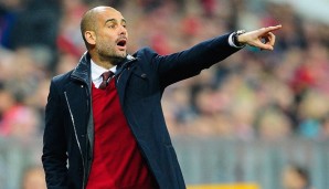 Pep Guardiola kann am Dienstag den ersten deutschen Meistertitel gewinnen