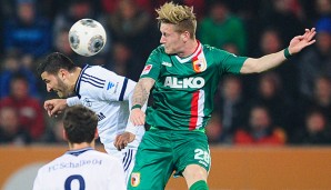 Andre Hahn knipste bereits zehn Mal in dieser Saison für den FC Augsburg