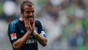 Rafael van der Vaart und der Hamburger SV stehen aktuell auf Tabellenplatz 17