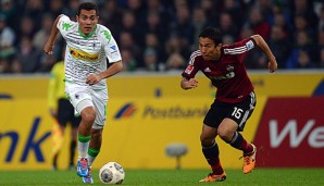 Juan Arango (l.) spielt seit 2009 für Borussia Mönchengladbach