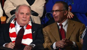 Karl-Heinz Rummenigge und Uli Hoeneß bildeten jahrelang das Führungsduo bei Bayern