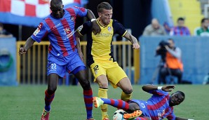 Mohamed Sissoko (l.) war zuletzt an Levante verliehen