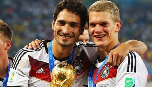 Mit Mats Hummels (l.) hat Matthias Ginter (r.) einen starken Konkurreten beim BVB