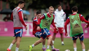 Drei Spieler im Fokus: Robert Lewandowski, Sebastian Rode und Pierre-Emile Hojbjerg