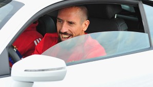 Auch auf dem Platz will Ribery bald wieder Gas geben.