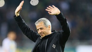 Lucien Favre hat mit der Borussia derzeit allen Grund zur Freude