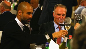 Karl-Heinz Rummenigge macht sich keine Sorgen um Pep Guardiolas Vertrag