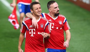 Rafinha und Franck Ribery sollen am Montag wieder ins Training einsteigen