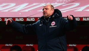 Thomas Schaaf blickt dem Derby gegen Mainz positiv entgegen