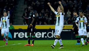 Patrick Herrmann erzielte in dieser Saison bereits acht Treffer für Gladbach