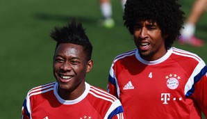 David Alaba freut sich, wieder im Kreise der Mannschaft trainieren zu können