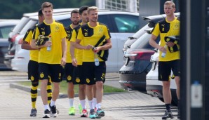 Beim Trainingsauftakt waren auch Gonzalo Castro und Ilkay Gündogan mit dabei