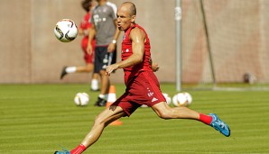 Arjen Robben trainiert wieder