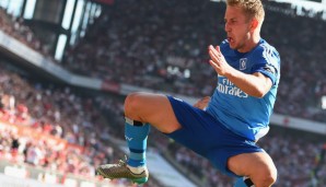 Lewis Holtby feierte seinen Führungstreffer in Köln ausgiebig