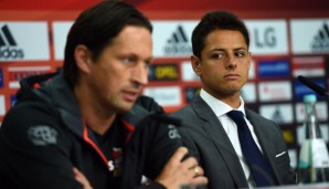 Erst vor wenigen Tagen wurde Chicharito bei Leverkusen vorgestellt