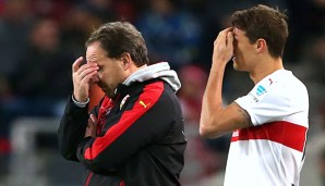 Alex Zorniger stand mit dem VfB Stuttgart auf dem 16. Tabellenplatz