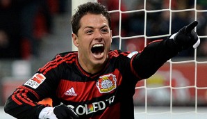 Chicharito erzielte bereits elf Tore für Bayer Leverkusen