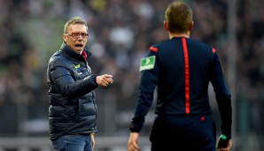 Peter Stöger hat erneut deutliche Worte gegen die Schiedsrichter gefunden