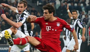 2013 hatten sich Javi Martinez und die Bayern deutlich gegen Juve und Giorgio Chiellini durchgesetzt