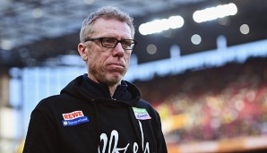 Peter Stöger holte mit dem Effzeh 24 Punkte in der Hinrunde