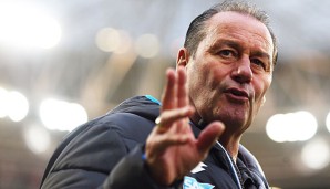 Huub Stevens verpasste 2001 mit dem FC Schalke 04 knapp die Meisterschaft