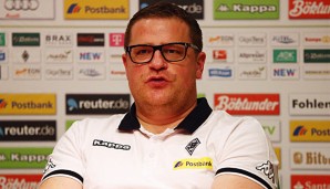 Max Eberl ist froh über die Entwicklung von Borussia Mönchengladbach