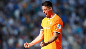 Sandro Wagner von Darmstadt 98 erzielte in dieser Saison bereits 14 Tore für die Lilien