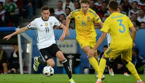 Julian Draxler spielte gegen die Ukraine von Beginn an