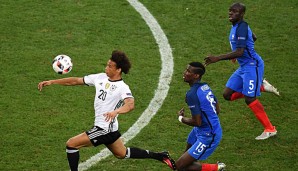 Leroy Sane kam bei der EM nur im Halbfinale zum Einsatz, zeigte aber eine ansprechende Leistung