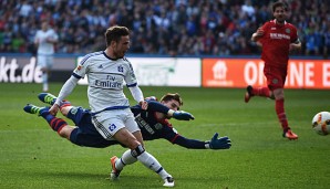 Nicolai Müller visiert mit dem HSV eine gute Rolle im Rennen um Europa spielen