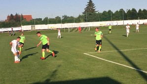 Die Schanzer hatten gegen die Kickers das Nachsehen