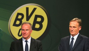 Hans-Joachim Watzke und Karl-Heinz Rummenigge sind gesunde Konkurrenten