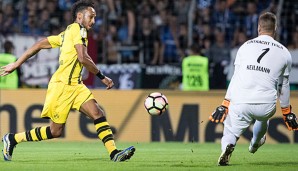 Pierre-Emerick Aubameyang traf auch im Pokal gegen Trier