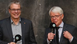 Peter Peters (l.) und Reinhard Rauball treten erneut an