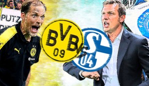 Thomas Tuchel und Markus Weinzierl treffen am Samstag im Revierderby aufeinander