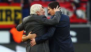 Rudi Völler steht nach dem erneuten Ausraster zu seinem Trainer