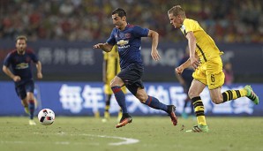 Henrikh Mkhitaryan wechselte erst im Sommer vom BVB zu ManUnited