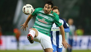 Für Claudio Pizarro geht es womöglich ohne Treffer in die Winterpause