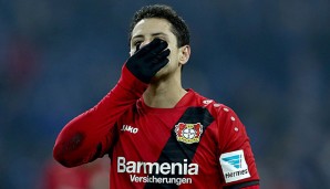 Chicharito konnte gegen Gladbach seine Torflaute beenden