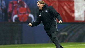 Markus Gisdol gewann mit dem Hamburger SV die letzten drei Pflichtspiele