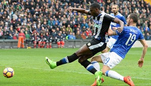 Duvan Zapata ist derzeit vom SSC Neapel an Udinese Calcio ausgeliehen